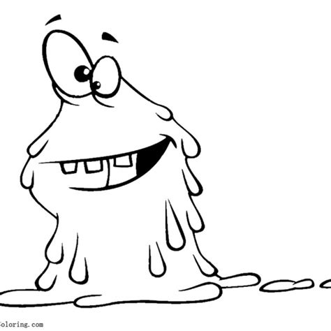 Slime Coloring Pages For Kids Coloring Pages