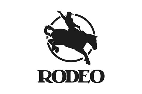 Rodeo Retro Logo Graphic By Barra Zain · Creative Fabrica