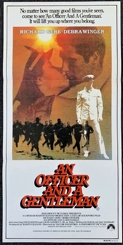 All About Movies An Officer And A Gentleman Movie Poster Original