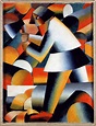 Kazimir-Malevich,-The-Woodcutter,-1912_original - Art Weekenders
