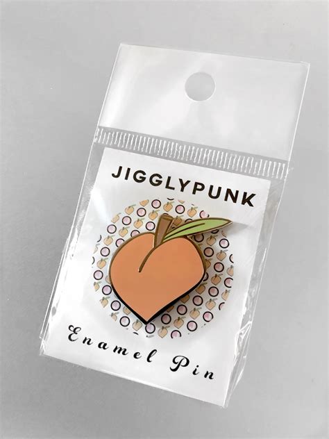 Peach Enamel Pin Etsy Enamel Pins Enamel Pin Etsy Hard Enamel Pin