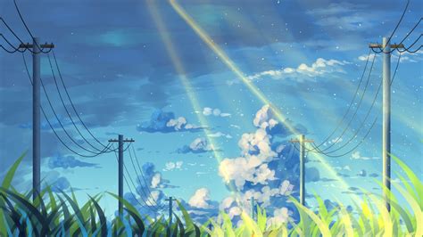 Anime Sky Hd Wallpaper