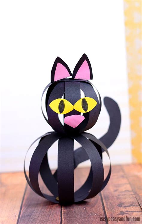 Download Free Halloween Cat Craft Halloween Crafts For Adults PSD Mockup Template