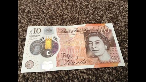 New £10 Note Youtube