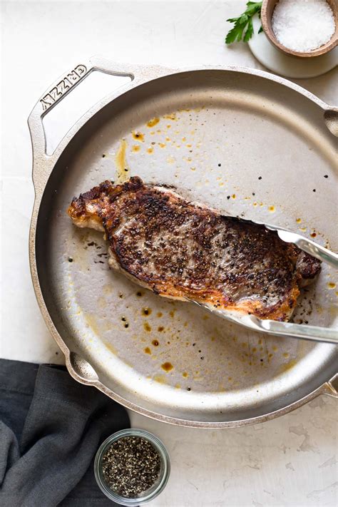 How can a steak be cooked on anything other than a piping hot back patio grill for sunday family dinner? the perfect 3-minute cast iron steak recipe - plays well ...