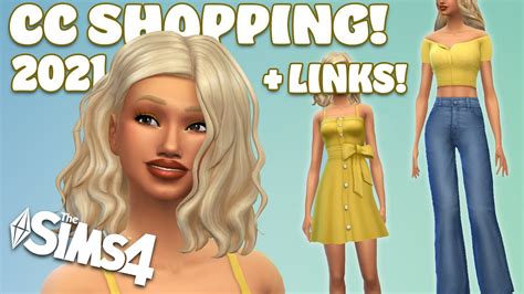 I Went Cc Shopping For My Not So Berry Yellow Gen Sims 4 Cc Haul