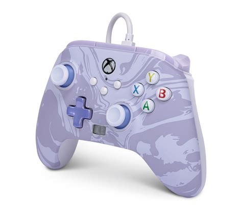 Powera Enhanced Wired Controller For Xbox Series Xs Lavender Swirl