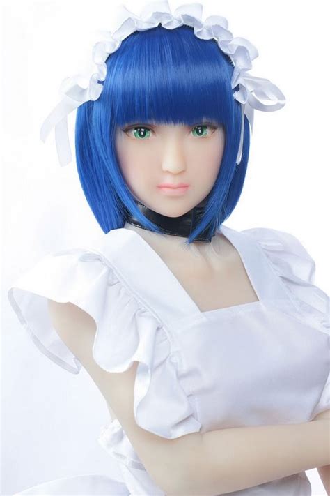 Belen Blue Hair Maid Sex Doll 140cm Tpe Love Doll Perfect Sex Dolls