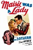 Maisie Was a Lady (1941) - Posters — The Movie Database (TMDb)