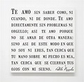 Pablo Neruda Love Poem Canvas, Spanish Quotes, Literary Wall Decor ...