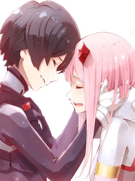 A collection of the top 40 darling in the franxx wallpapers and backgrounds available for download for free. Download 1536x2048 Darling In The Franxx, Zero Two X Hiro, Romance, Couple, Profile View ...