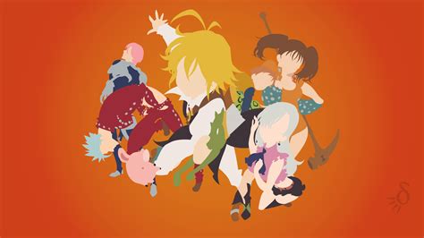 Fond Décran Illustration Anime Dessin Animé Nanatsu No Taizai