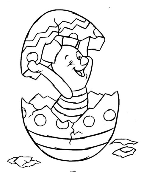 Download our free easter coloring pages. Easter Piglet | Disney coloring pages, Easter coloring ...