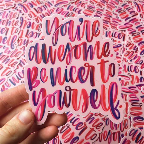 Youre Awesome Sticker Large Etsy