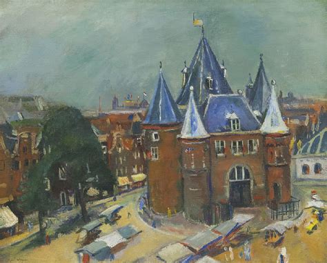 Jan Wiegers Paintings Prev For Sale The Nieuwmarkt In Amsterdam