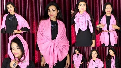 6 Ways How To Wear Shawl The Right Way Youtube