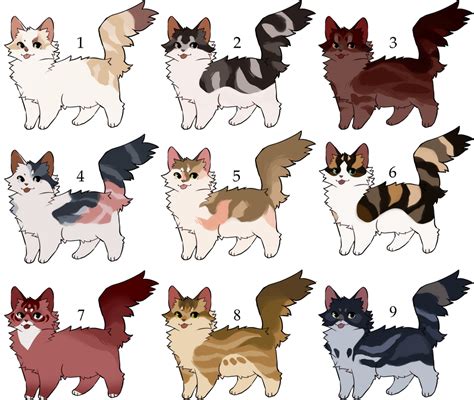 Open Cat Adoptables By Nargled On Deviantart