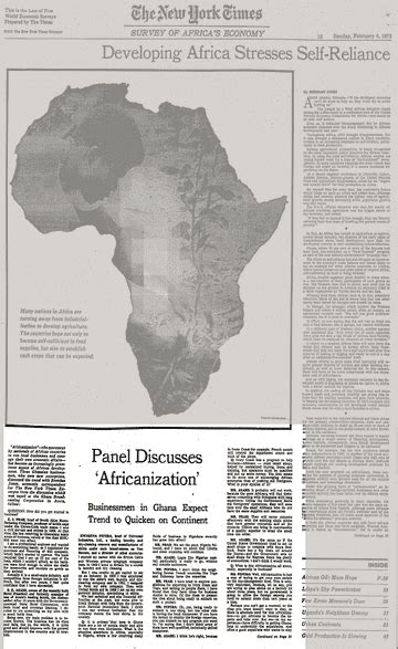 Panel Discusses ‘africanization The New York Times