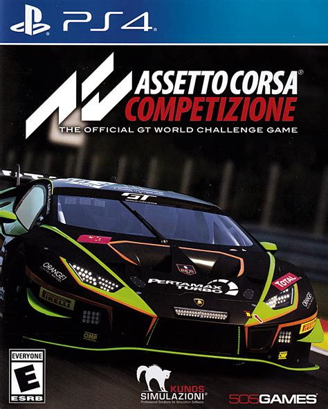 Assetto Corsa Competizione Official Gt World Challenge Game Ps