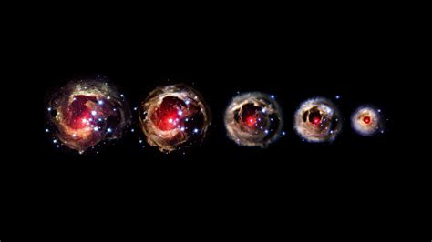 V838 Monocerotis Space Progression Stars Digital Art Galaxy