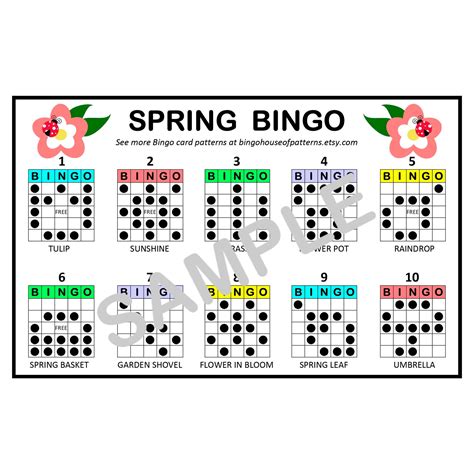 Types Of Bingo Games Patterns Patterns Of Bingo 75 Do You Need Some