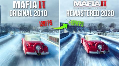 Mafia 2 Original Vs Definitive Edition Remaster Performance Fps And