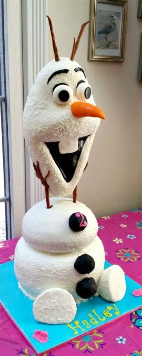 Amazing Cakes Olaf Cake Disney Cakes Frozen Cake