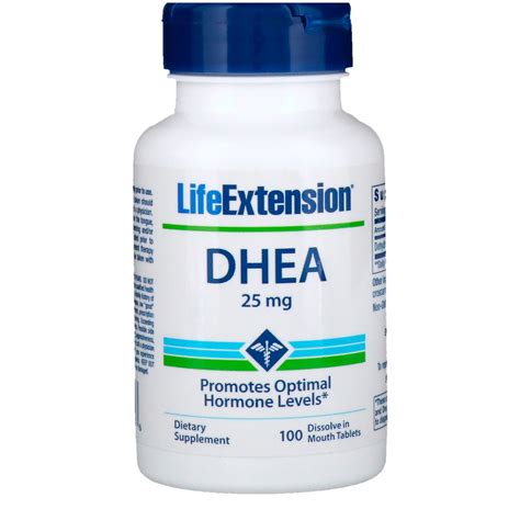 life extension dhea 25 mg 100 dissolve in mouth tablets by iherb