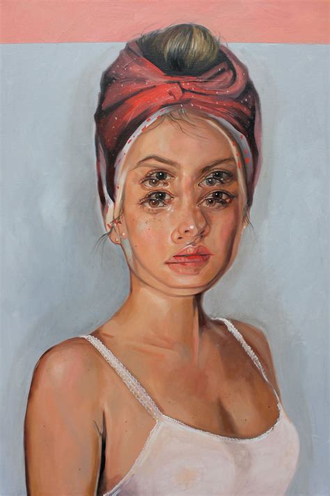 Queen Of The Double Eyes Paintings By Alex Garant Alex Garant Portrait Modern Portrait Artists
