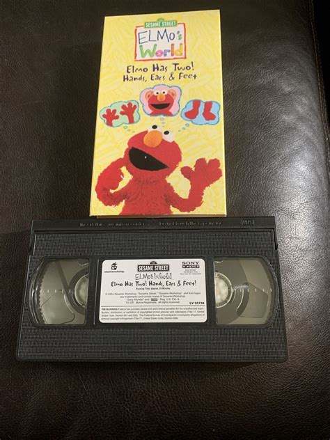 Sesame Street Elmos World Elmo Has Two Hands Ears And Feet Vhs Video