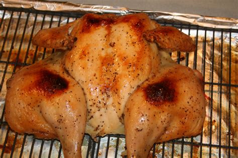 (in the photo at right, it's the round piece. COOK WITH SUSAN: Whole Butterflied Roasted Chicken