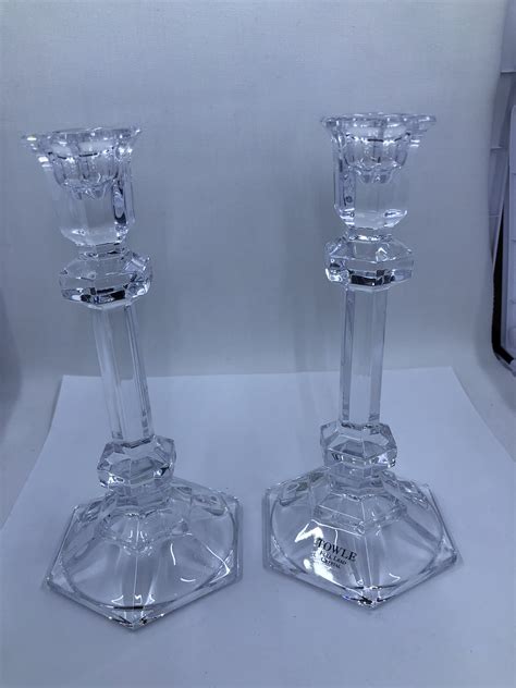 Sold Price Lot 2 New Towle Lead Crystal Candlesticks November 6