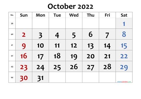 Free October Calendar 2022 September 2022 Calendar