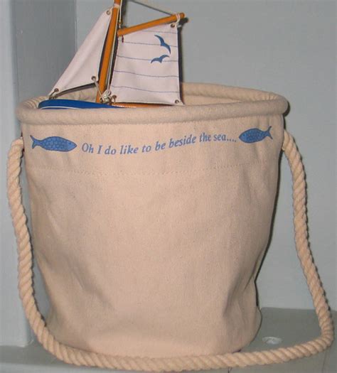 Toy Storage Canvas Bag By The Original Canvas Bucket Bag