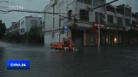 Hainan Typhoon Son Tinh Makes Landfall In Southern China Cgtn