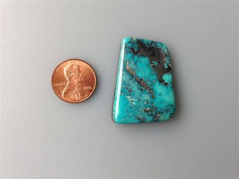 Indian Mountain Turquoise Cabochon Natural 20 Carat Cab Stone Untreated