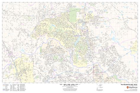 The Woodlands Texas Zip Code Map Map Of World