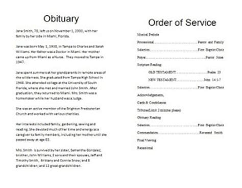 Memorial donation letter template sample word format. The Funeral-Memorial Program Blog: December 2011
