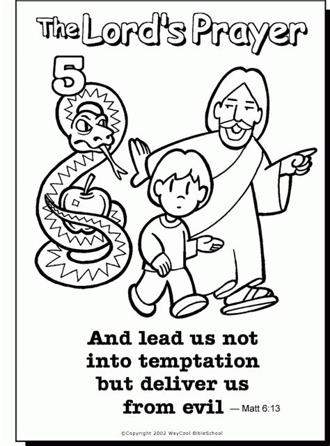 28 The Lords Prayer Coloring Page Blitheemmaleen