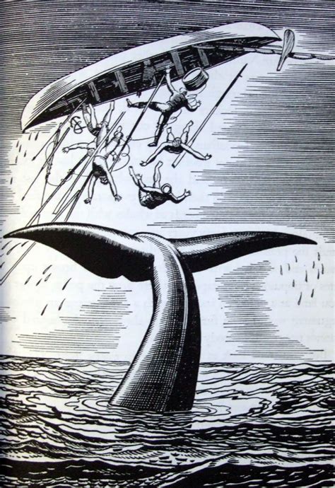 Onbux In Ye Olde Mowrnings Rockwell Kent Ilustracións Para Moby Dick