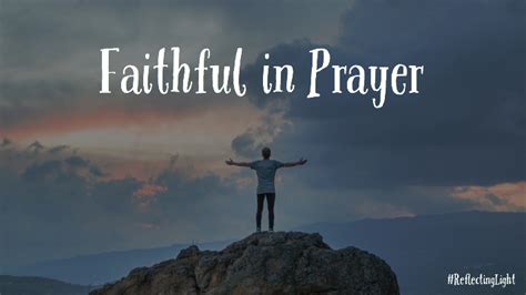 Faithful in Prayer ~ April Rodgers - Reflecting Light Ministries
