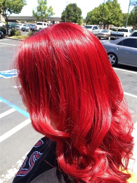 Bright Red Hair Hair By Sumer Wade Bright Red Hair Beautiful Red Hair Red Hair Makeup