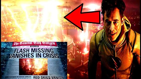 The Flash Vanishes In Crisis Before 2024 The Flash Season 4 Youtube