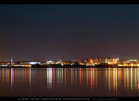 Downtown Erie Pennsylvania Night Reflected Last Night Was Flickr