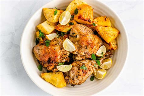 Greek Style Roast Chicken Kota Riganati Recipe
