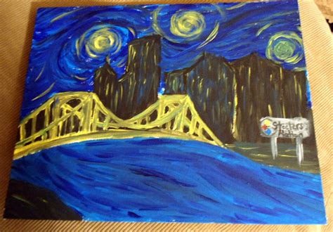 Starry Night Pittsburgh By Raheheul On Deviantart