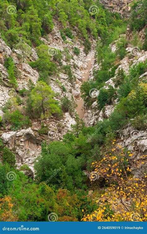 Goynuk Canyon In Autumn After Rain Turkey Kemer Stock Image Image