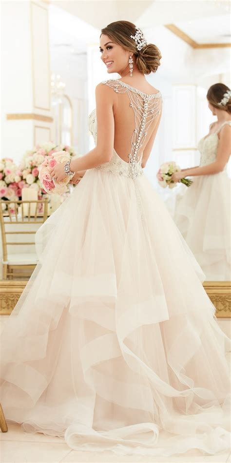 Stella York Beaded Lace Wedding Dress With Sweetheart Neckline Style