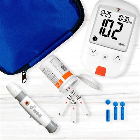 O WELL Blood Glucose Monitoring System Starter Kit 300 Refills