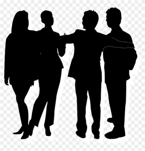 Group Silhouette Png Group Of People Silhouette Png Transparent Png